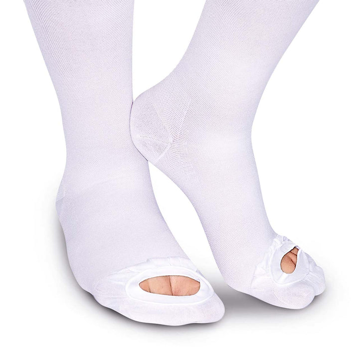 MediVaric Unisex Antiembolism 18-23mmHg Compression Stockings – Knee High, Closed Toe.