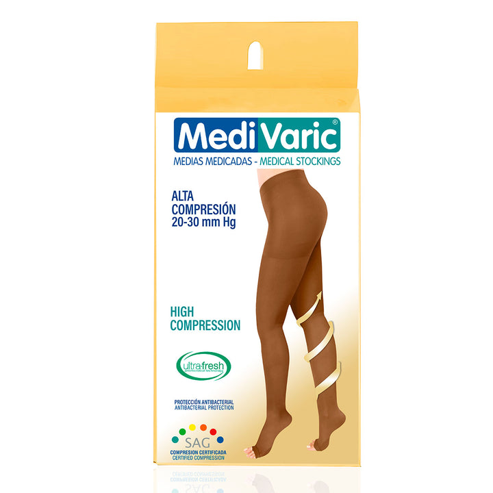 Women's Open Toe Compression Stockings Pantyhose
