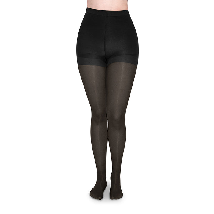 MediVaric Women's Compression Pantyhose 15-20mmHg – Waist High, Closed Toe, Soft & Transparent.