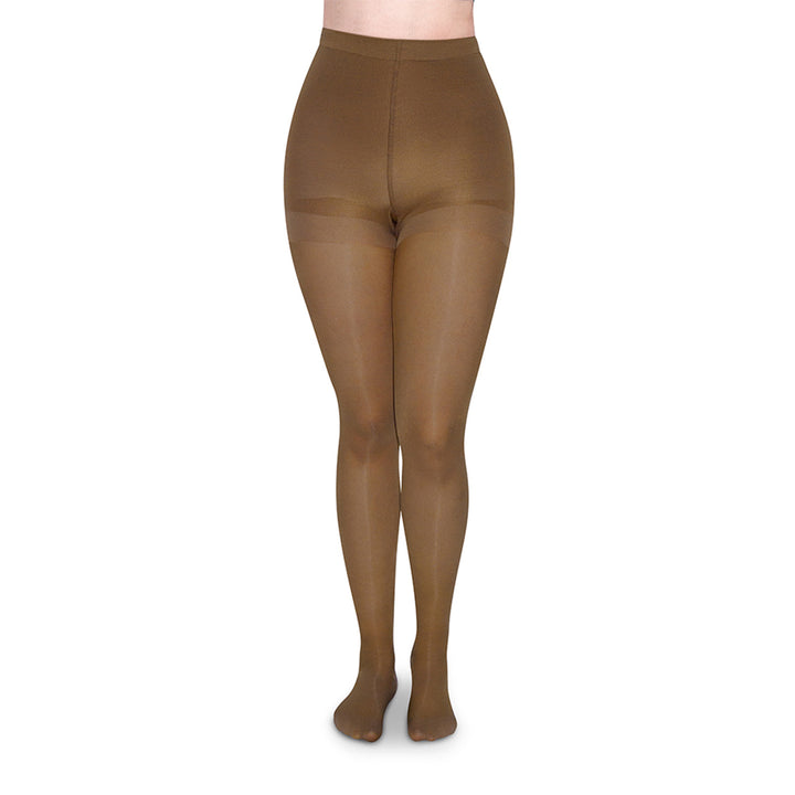 MediVaric Unisex Compression Pantyhose 15-20mmHg – High Thigh, Closed Toe, Opaque.