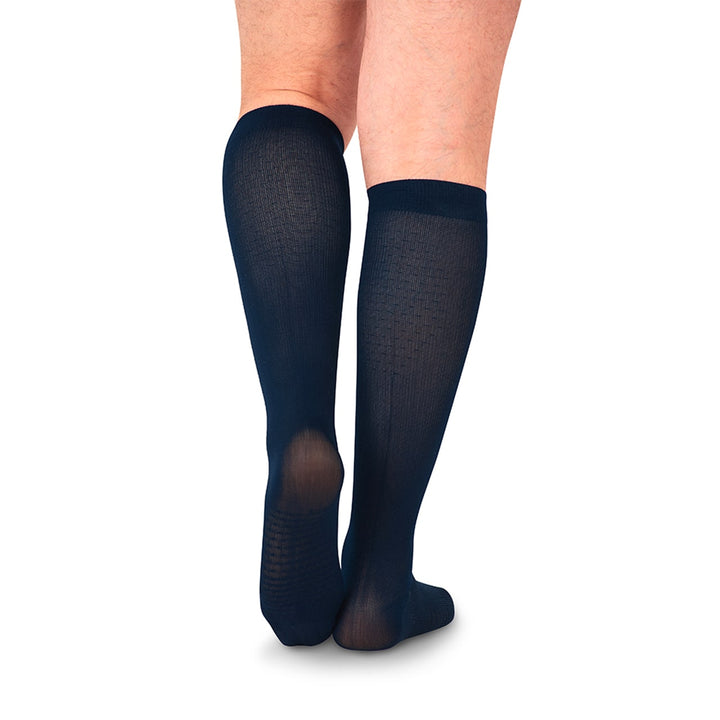 MediVaric Men's 15-20 mmHg Compression Stocking - Knee High, Corrugated
