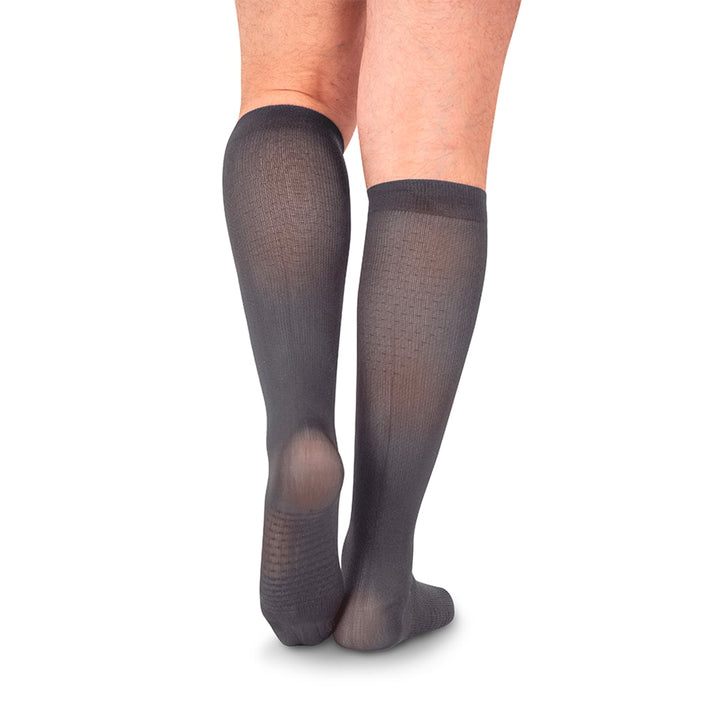 MediVaric Men's 15-20 mmHg Compression Stocking - Knee High, Corrugated