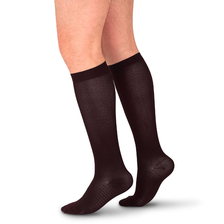 MediVaric Men's 20-30 mmHg Compression Stocking - Knee High, Corrugated