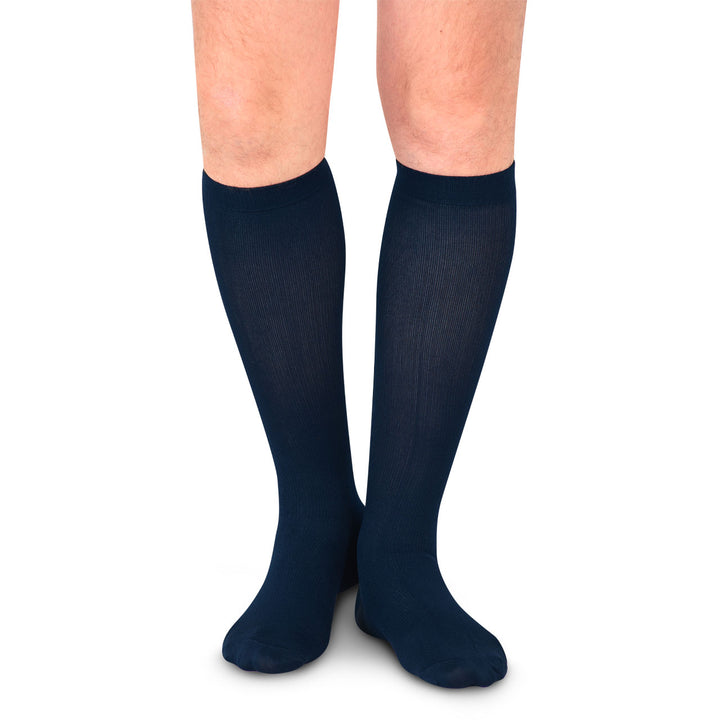 MediVaric Men's 20-30 mmHg Compression Stocking - Knee High, Corrugated