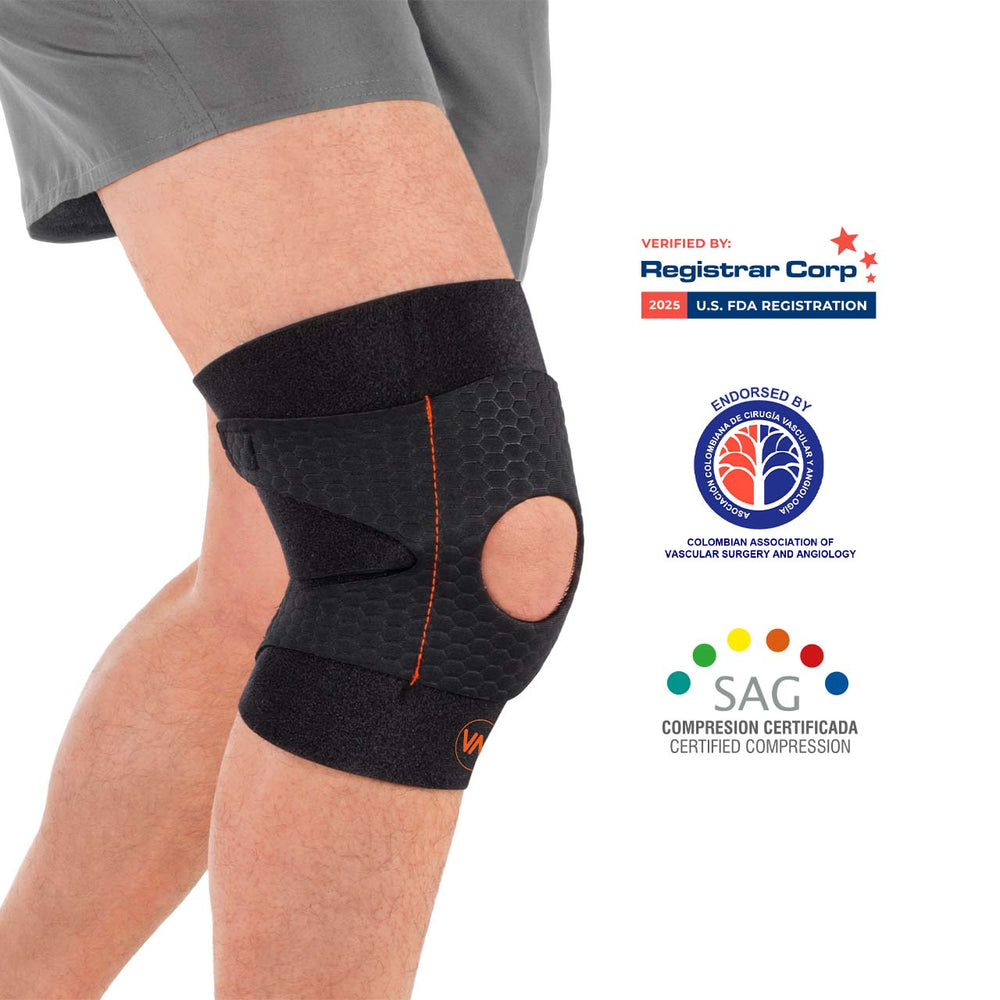 MediVaric Open Knee Brace Reinforced for Patellar Tendonitis