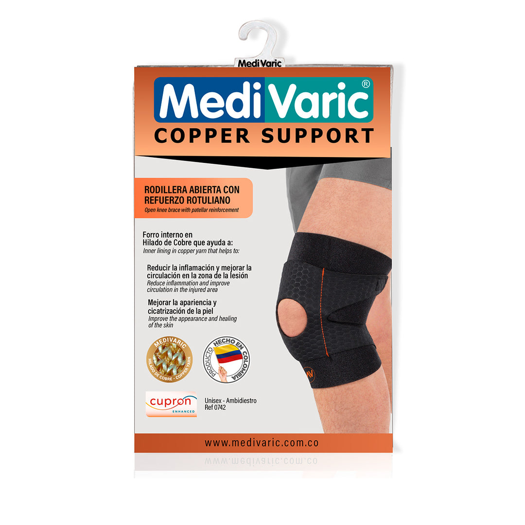 MediVaric Open Knee Brace Reinforced for Patellar Tendonitis