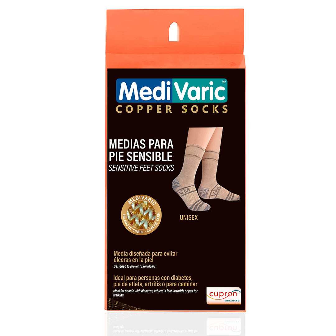 Diabetic Ankle Socks Unisex with Copper Yarn